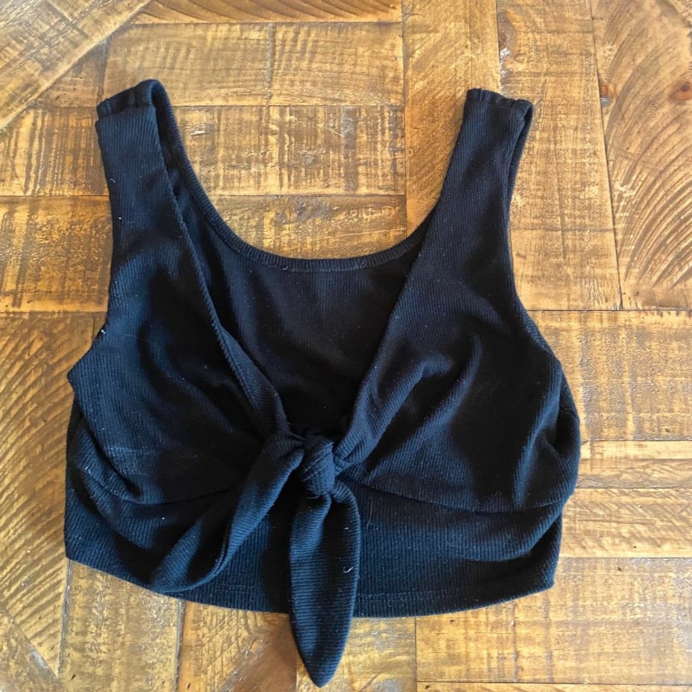 Tie Front Crop Top / Tank Top